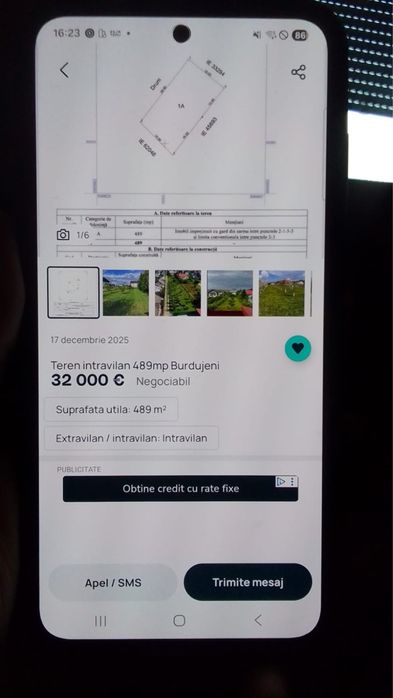 Vand teren intravilan