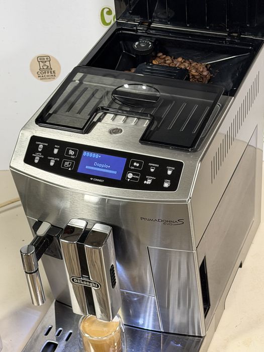 Кафемашина кафе автомат delonghi Primadonna S evo BLUETOOTH с гаранция