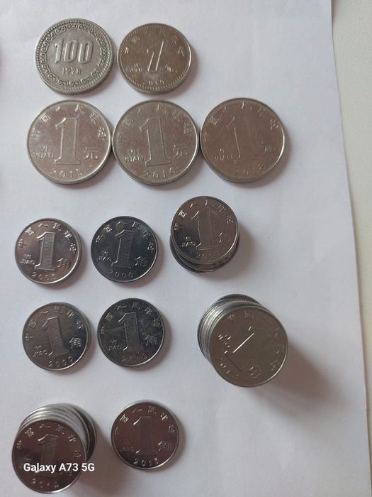 Китайские монеты и часы