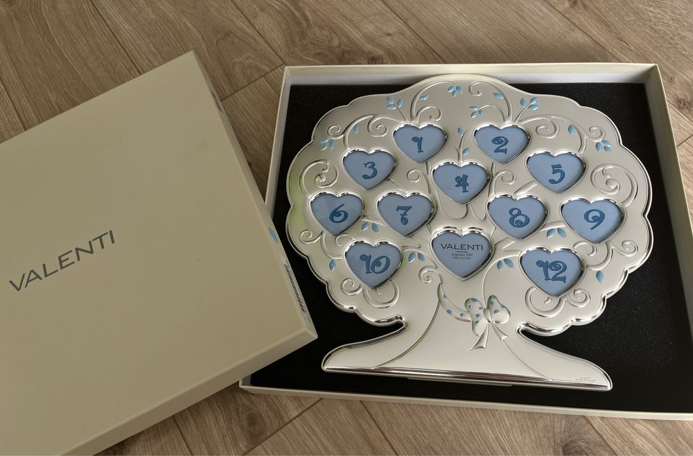 Музикална сребърна рамка за снимки Valenti