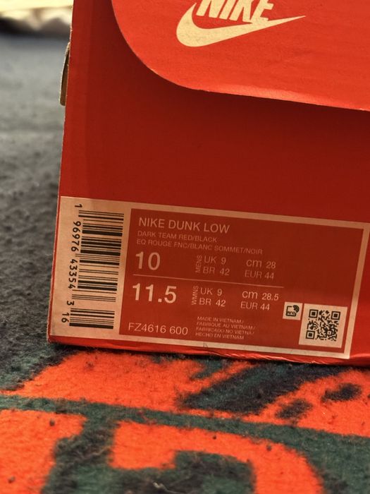 Nike Dunks 44 номер НОВИ