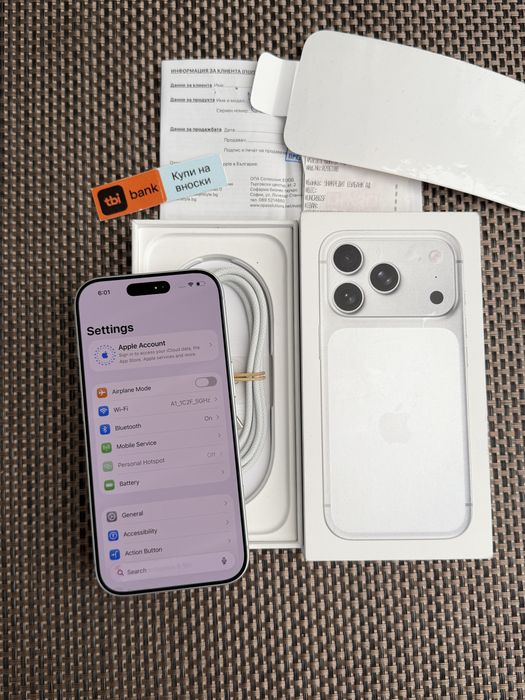 НОВ! *ЛИЗИНГ* iPhone 17 Pro 256Gb Silver 24М ГАРАНЦИЯ
