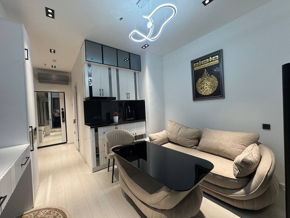 1 в 2 квартира ЖК Modera Towers 26 м² ремонт Яккасарай Океан