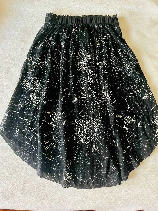 Fusta vascoza neagra H&M