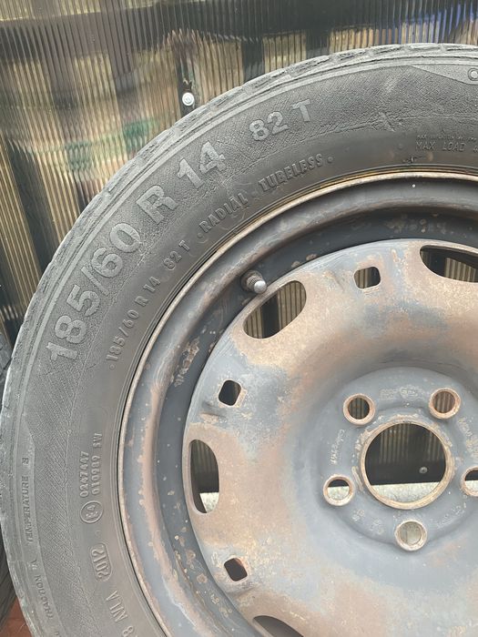 Set 4 jante au fost pe skoda fabia