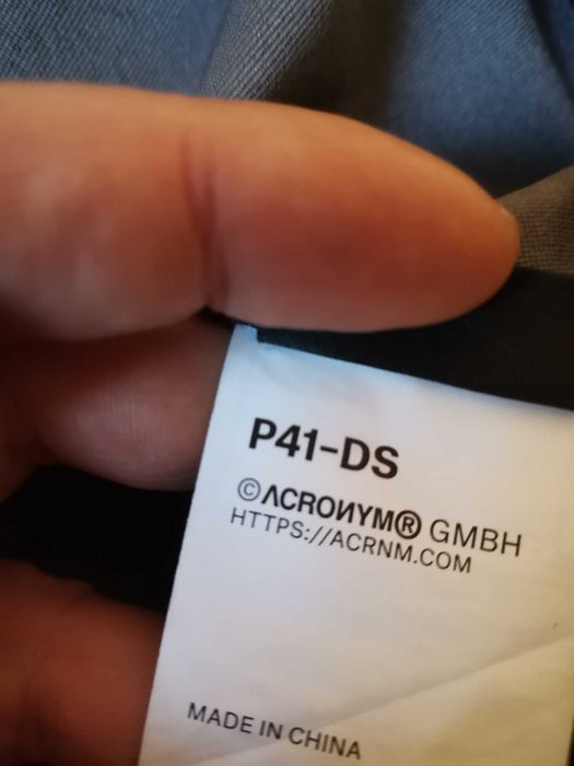 ACRONYM P41-DS. ТОП Премиум калс , мъжки панталон