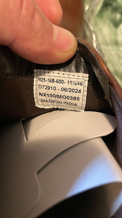 Pantofi piele maro mărimea 46