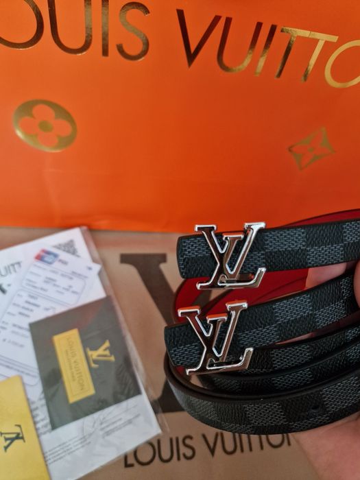 Curele inguste LV,super model, logo metalic argintiu