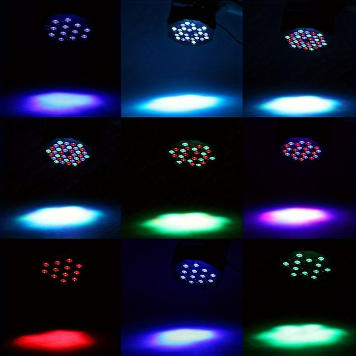Proiector joc de lumini PAR 36 LED Disco,40moduri jocuri de lumini,nou