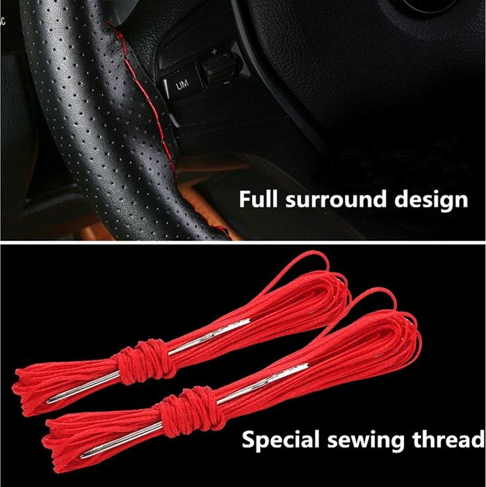 Husa Volan Piele Ecologica Premium / Husa Volan Universala cu ac / ață