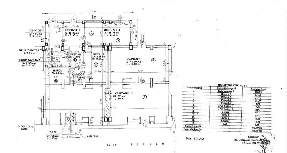 Spatiu comercial | Șerban Voda | Vitrina stradala | 261 m2