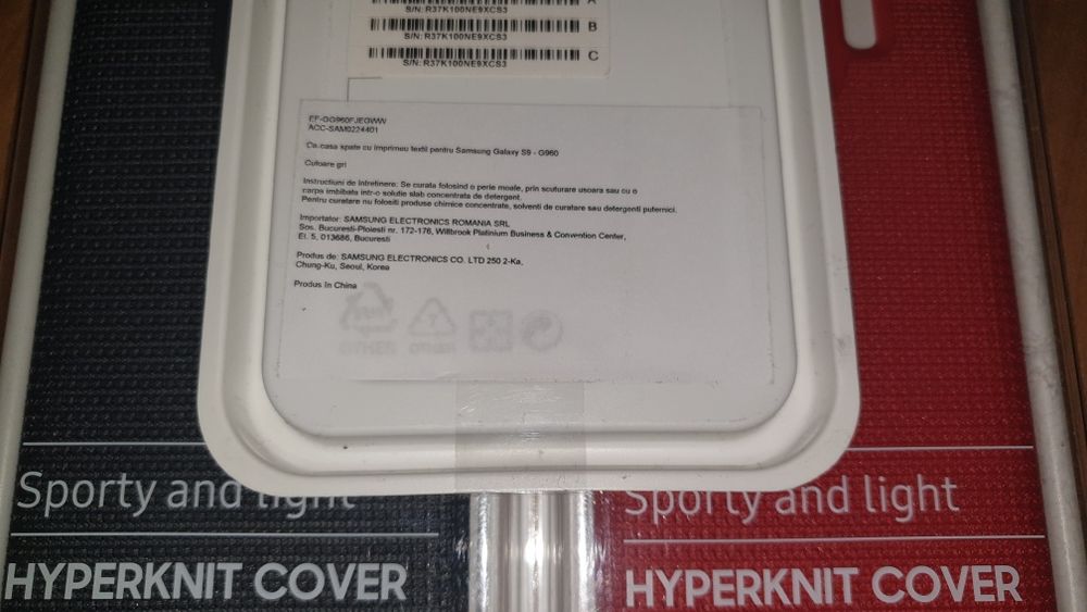 Husa originala Samsung Hyperknit Cover Galaxy S9 G960