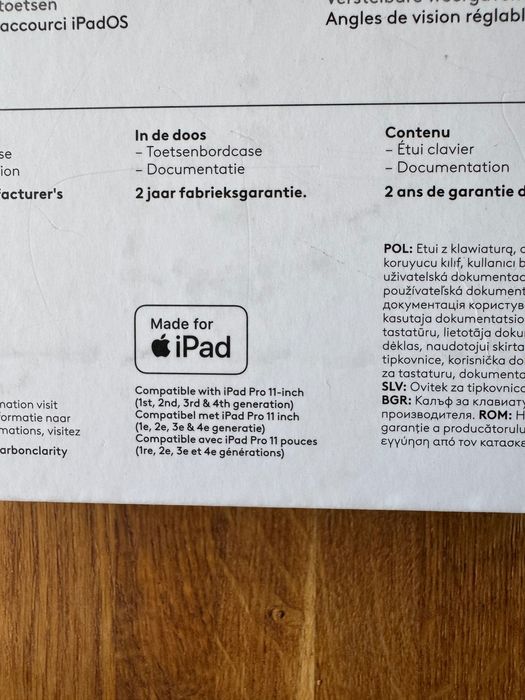 Logitech Folio Touch клавиатура за iPad Pro 11-inch (1st–4th gen)