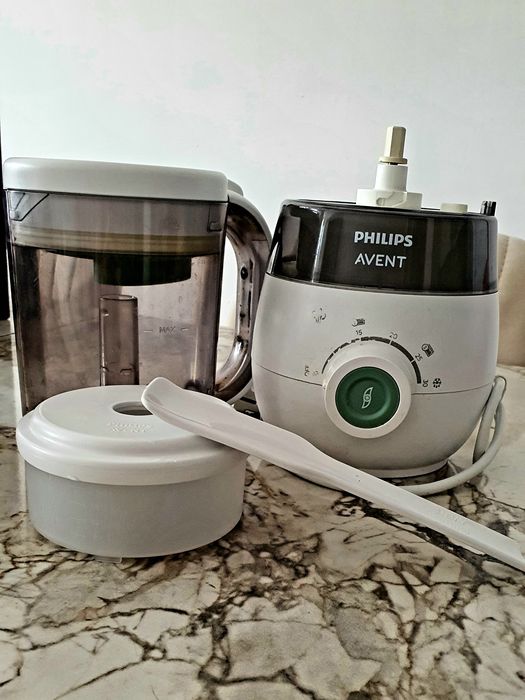 Уред за готвене на пара и блендер 4 в 1 Philips Avent (SCF885)