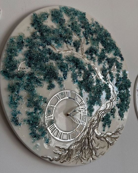 Resin Art, Epoxy smoladan yasalgan soat va kartinkalar