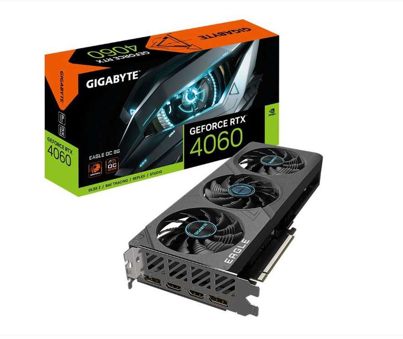 Placa video Gigabyte GeForce RTX 4060 EAGLE OC, 8GB GDDR6, 128bit
