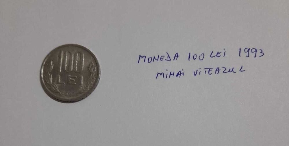 Monede rare si de colectie 50 lei 100 lei 500 lei