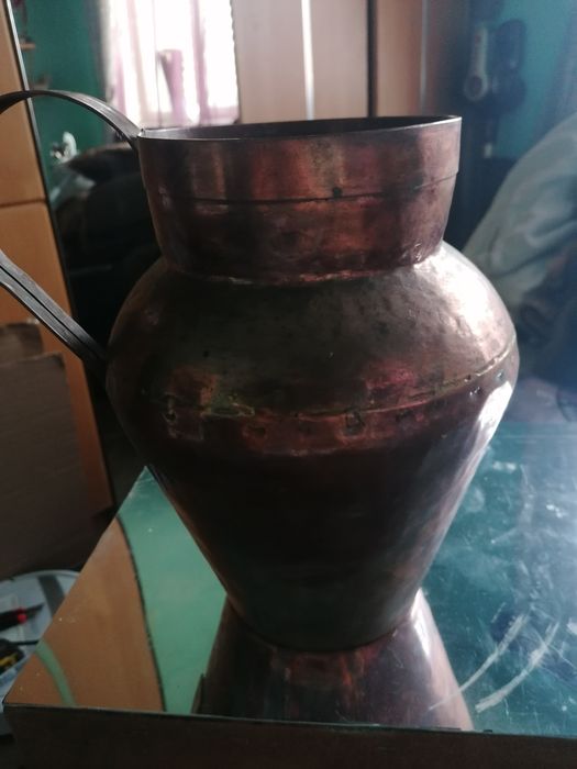 Ceaun cupru 5 litri și carafa cupru 4,5