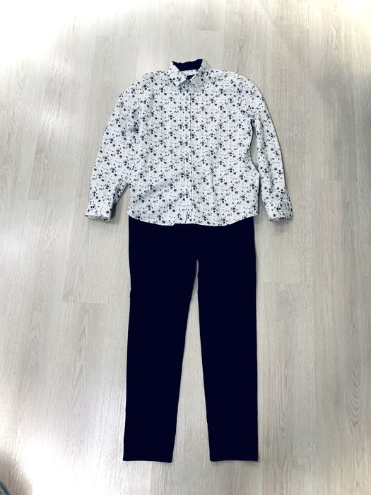 Мъжки черен панталон TEODOR! Много удобен и еластичен . Като нов!