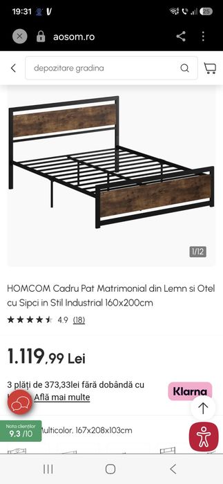 Cadru pat de 120/200 de calitate