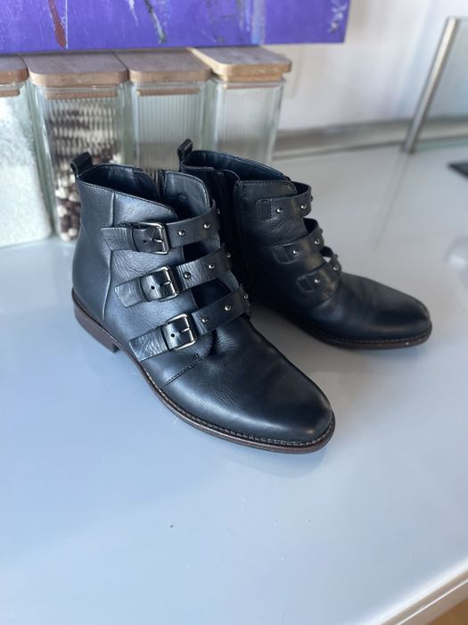 Botine dama  din piele impecabile marimea 37