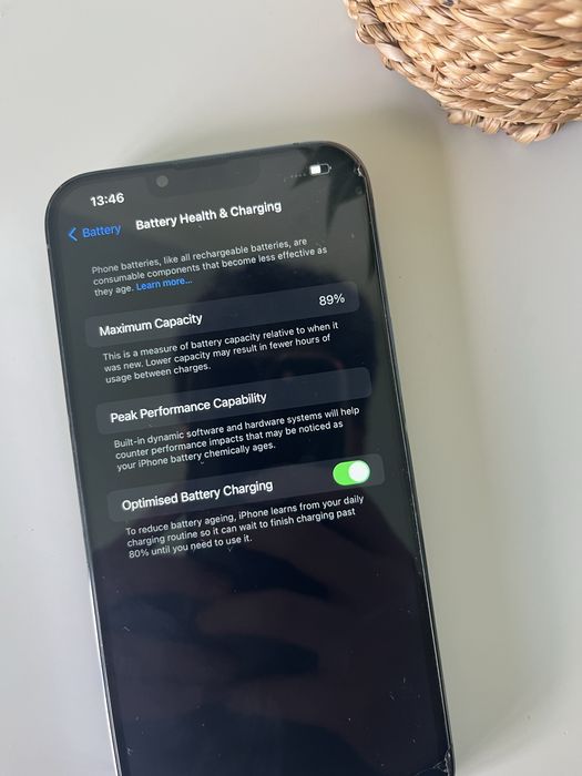 iPhone 13 Pro Max 256GB Sierra Blue – Перфектно състояние – 89% батерия – Отключен