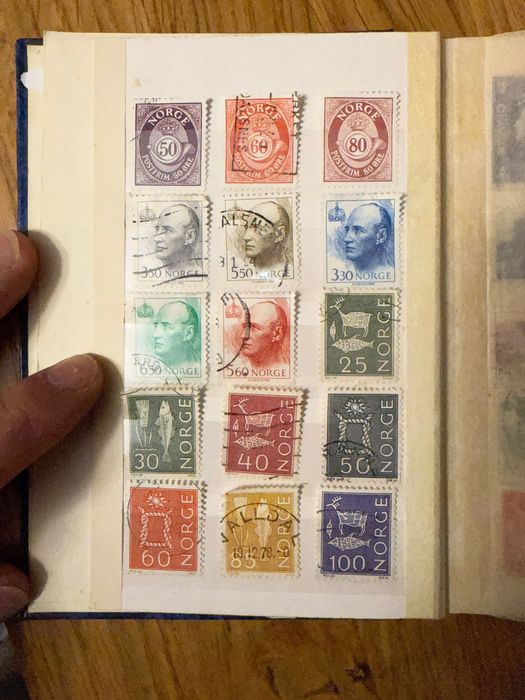 Colecție de timbre poștale norvegiene | 1930–1980