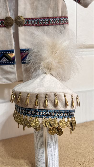 Жилетка для newborn девочки + саукеле