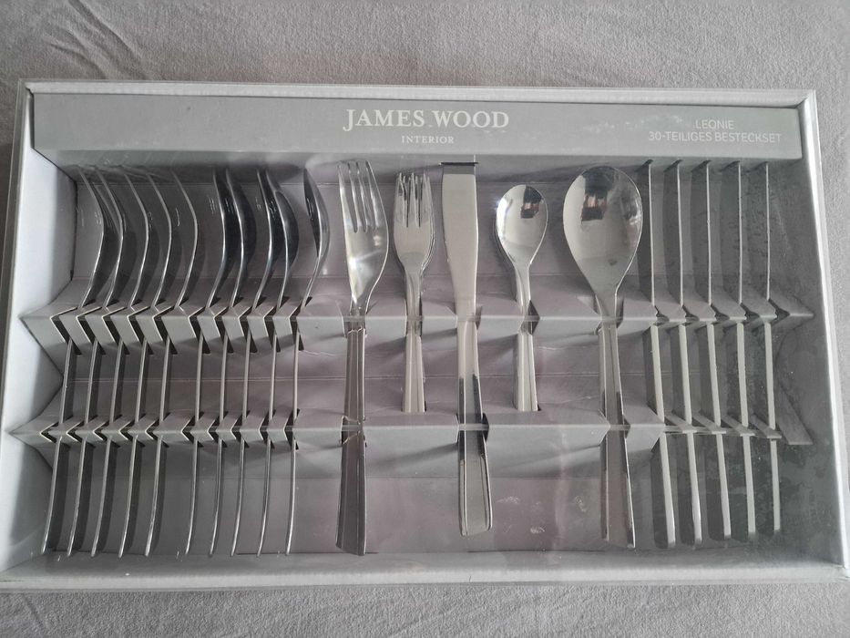 Нов комплект прибори за хранене-30 части