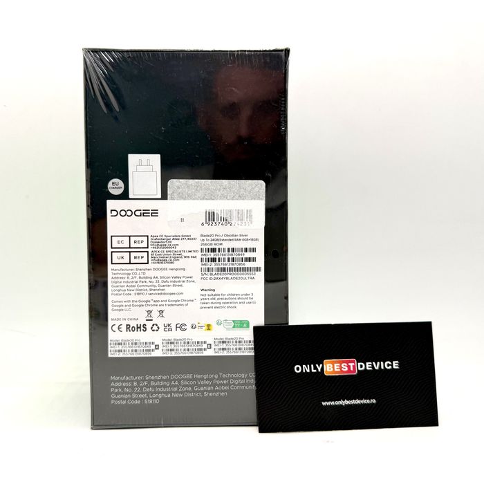 Telefon mobil Doogee Blade 20 Pro 4G 6+18GB RAM 256GB Obsidian Silver