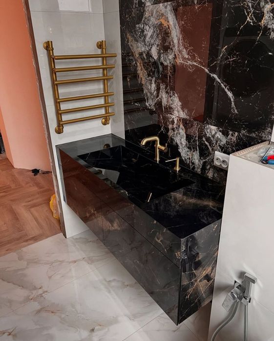 Умывальник из керамогранита