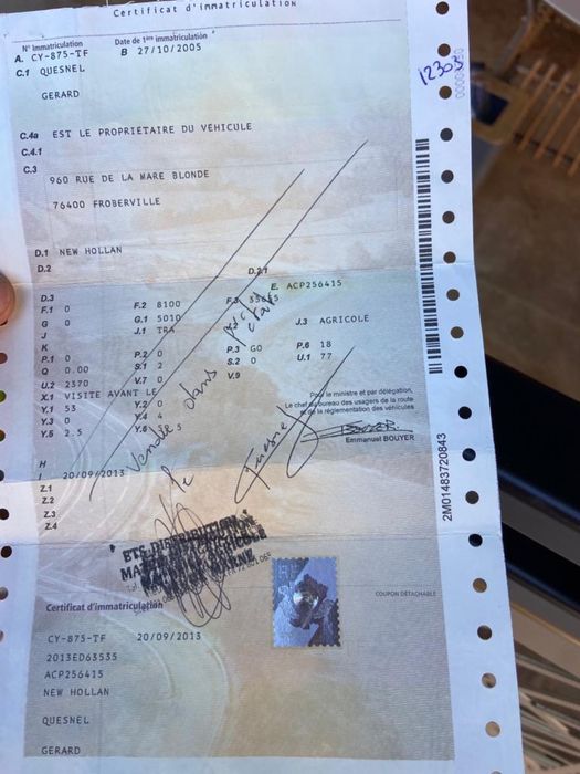 Tractor cu Incarcator frontal new holland Ts 100 A