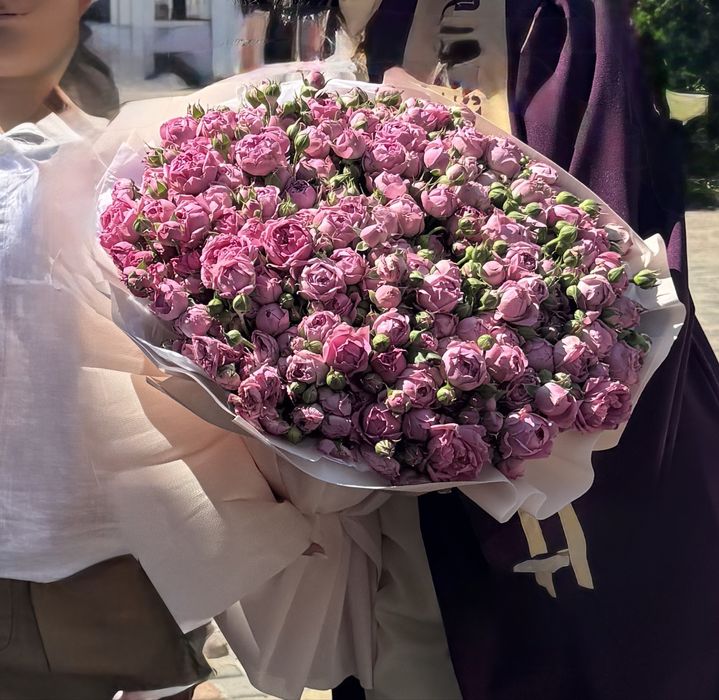 букет куставые розы