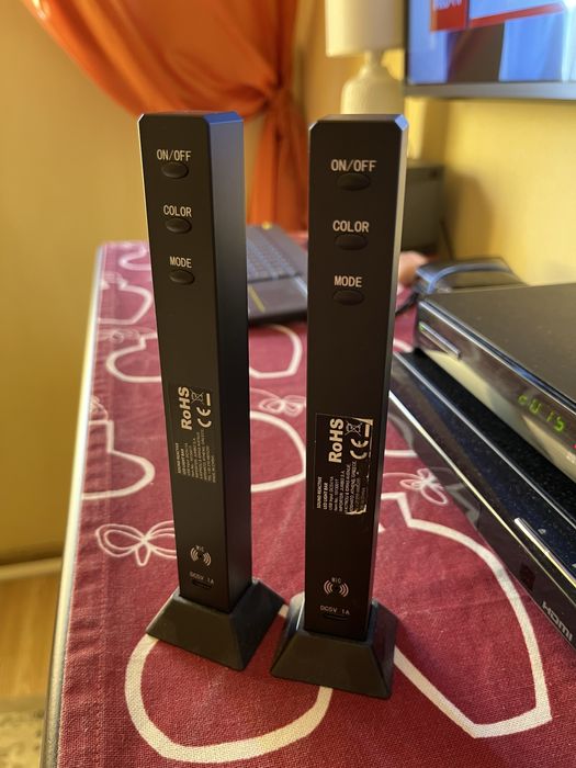 Coloane luminoase sensibile la zgomot muzica