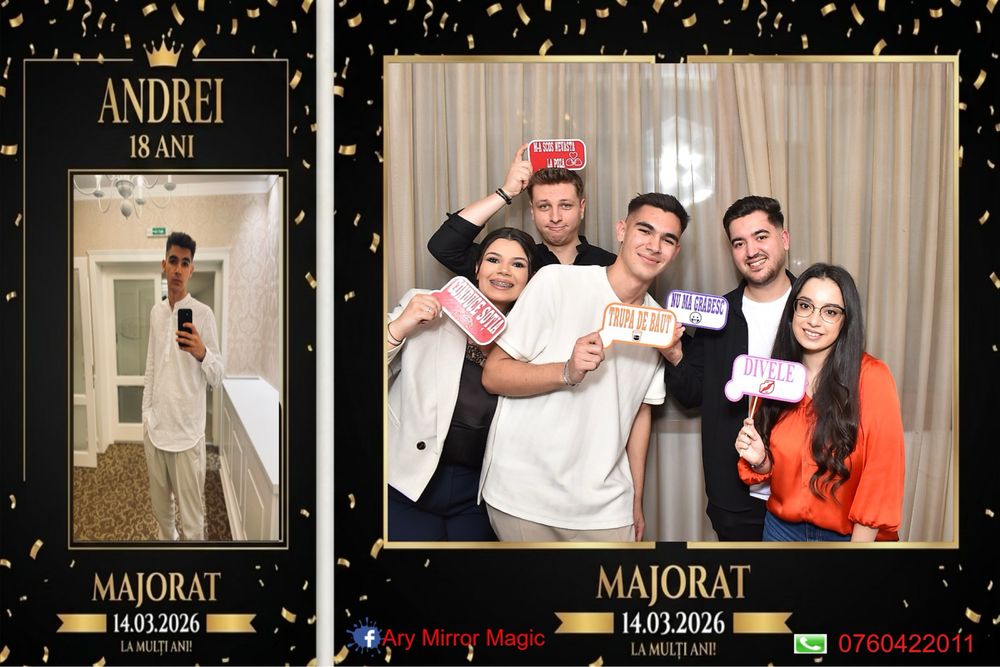 Transformă evenimentul tău într-o amintire de neuitat! Cabina foto