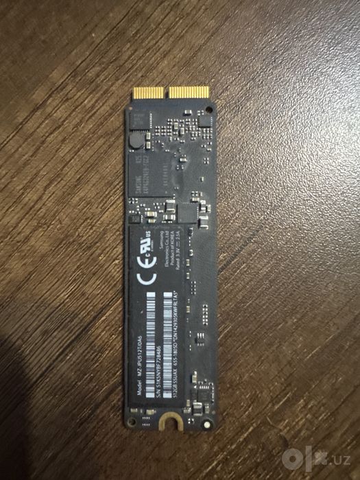 SSD 512gb для Macbook Pro  оригинал в отличном состоянии