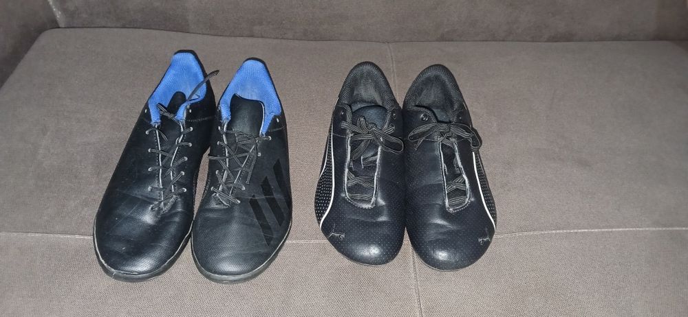 Продам кожаные футбольные кеды Adidas Puma