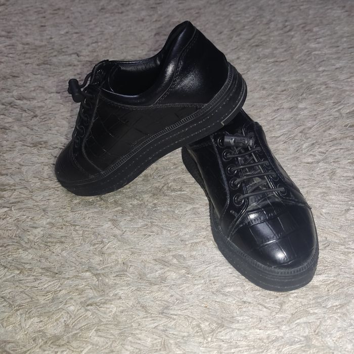 Лоферы кожаные для мальчика на резинке