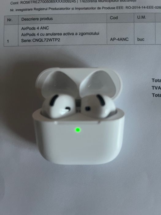 AirPods 4 cu ANC