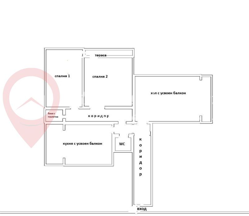 Продава се Тристаен апартамент в София, Дружба 2 - 90 кв.м за 1134 €/кв.м - Снимка #1