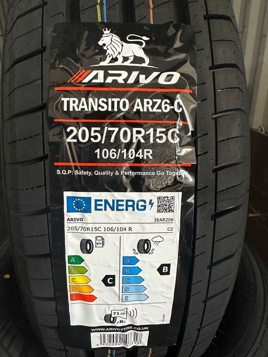 Нови летни бусови гуми ARIVO TRANSITO 205/70R15C 106/104R НОВ DOТ