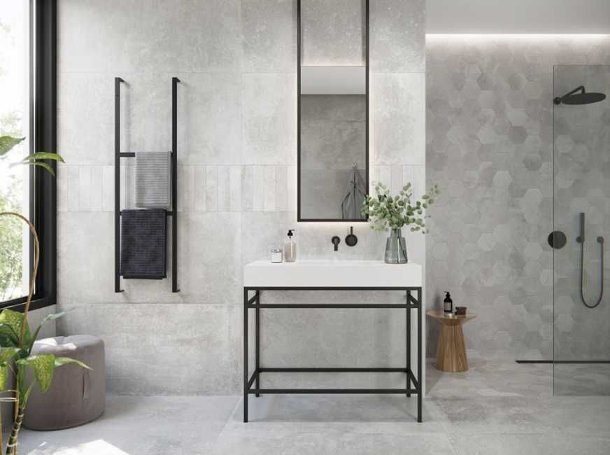 Gresie rectificata portelanata Midtown Pearl Mate 60×120