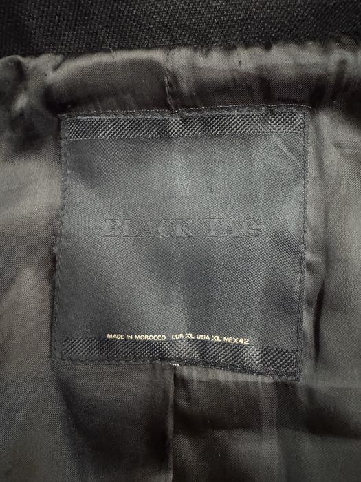 Палто zara man black tag