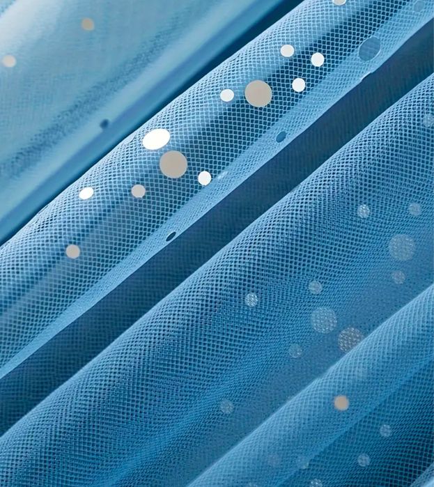 Детска синя рокля