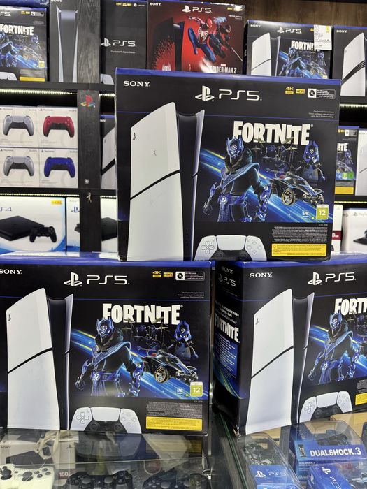 НОВАЯ PlayStation 5 slim 1TB с топовыми играми на фото