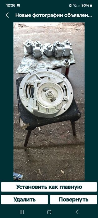 Магнето и редуктор насос