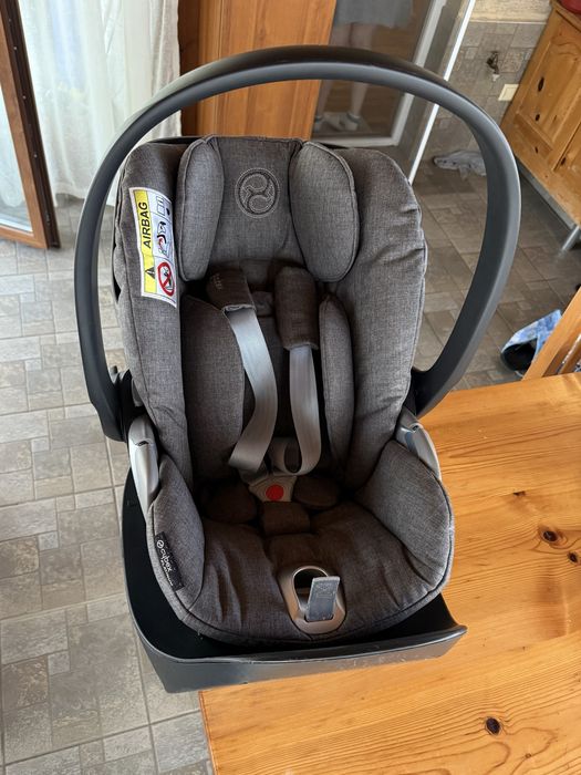 Столче за кола Cybex Cloud Z i-size plus Soho Grey + база