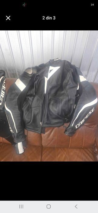 Vand costum motocicleta Dainase marime 56geaca-54pantaloni.in jur de 80kg