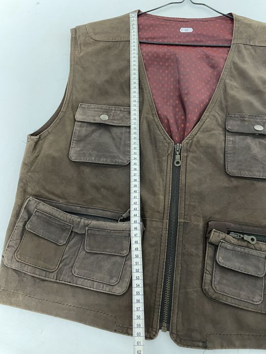 Vesta din piele intoarsa marime L