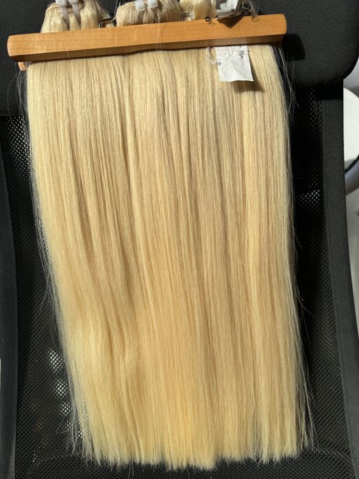 100% естествена виетнамска коса – двойно изтеглена. Руса